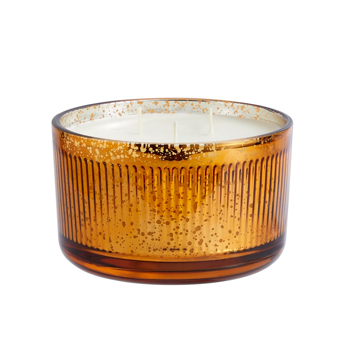 Woodland Pumpkin 3-Wick Ripple Jar Candle shown against a white background.