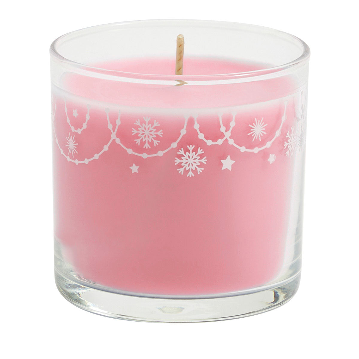 Balsam Rose Mini Jar Candle against a white background.