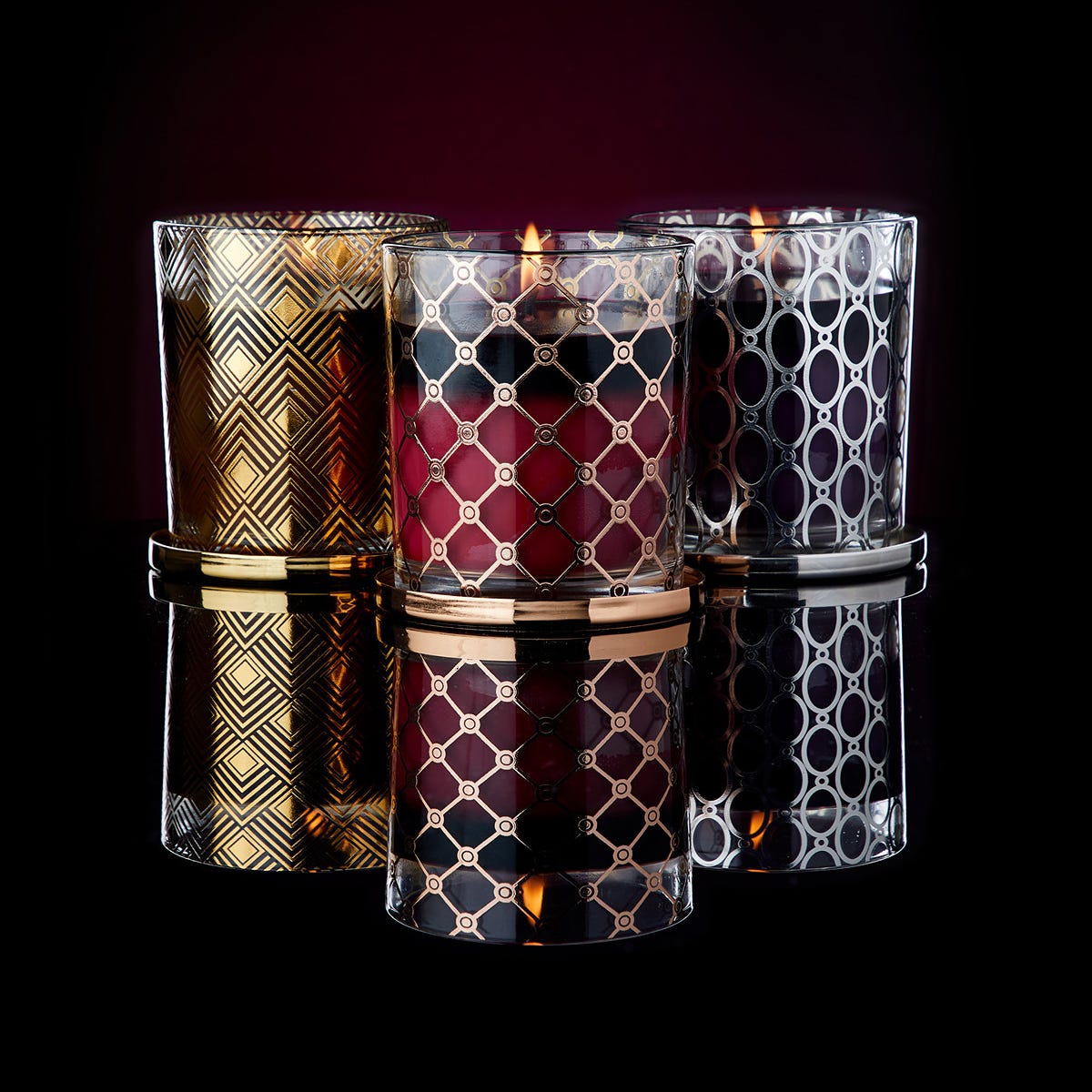 After Dark™ Cashmere Cassis Scented Jar Candle - PartyLite US