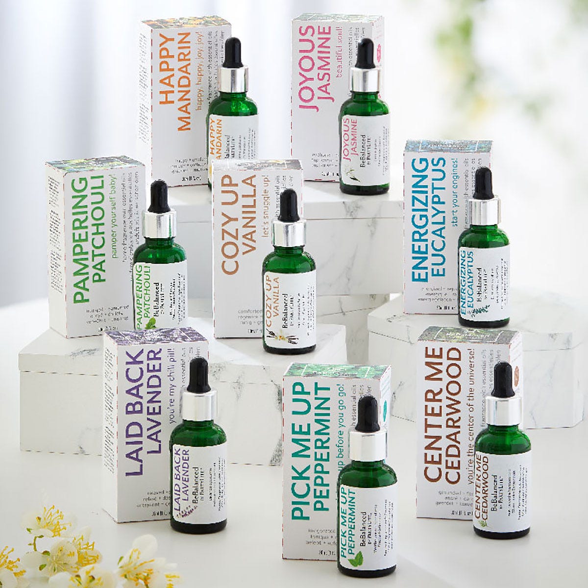 BeBalanced by PartyLite™ Joyous Jasmine Essential Oil + Pure Fragrance - PartyLite US