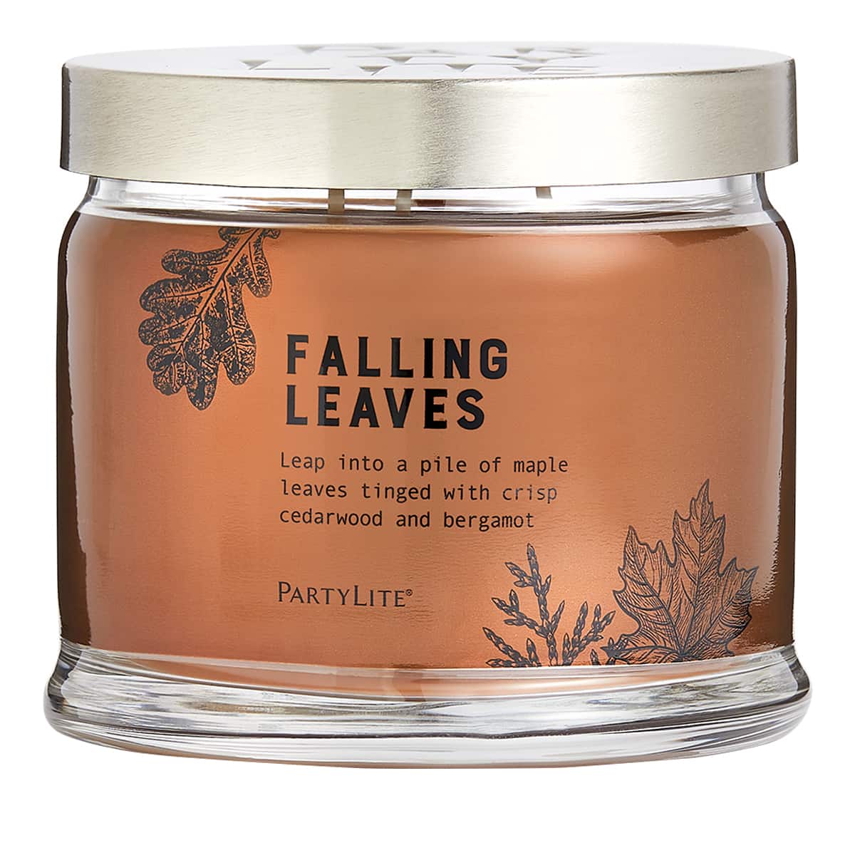 Falling Leaves 3-Wick Jar Candle - PartyLite US