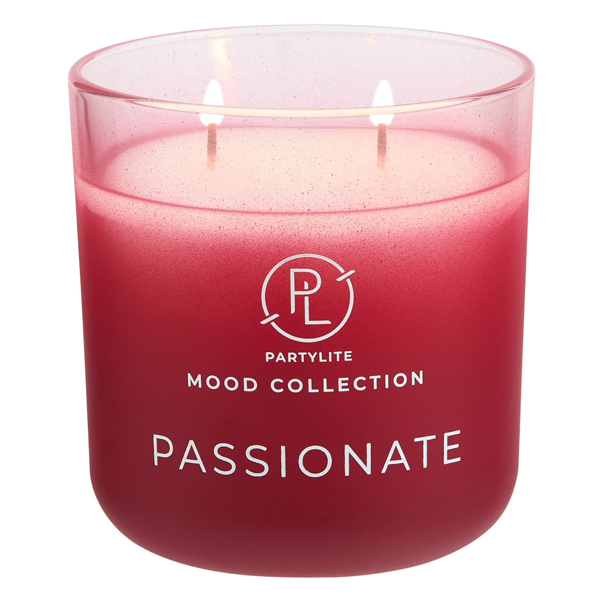 Passionate Jar Candle from the Mood Collection against a white background.