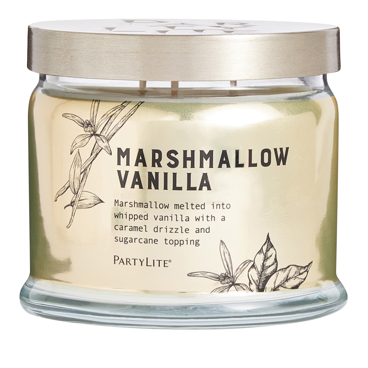 Marshmallow Vanilla 3-Wick Jar Candle - PartyLite US