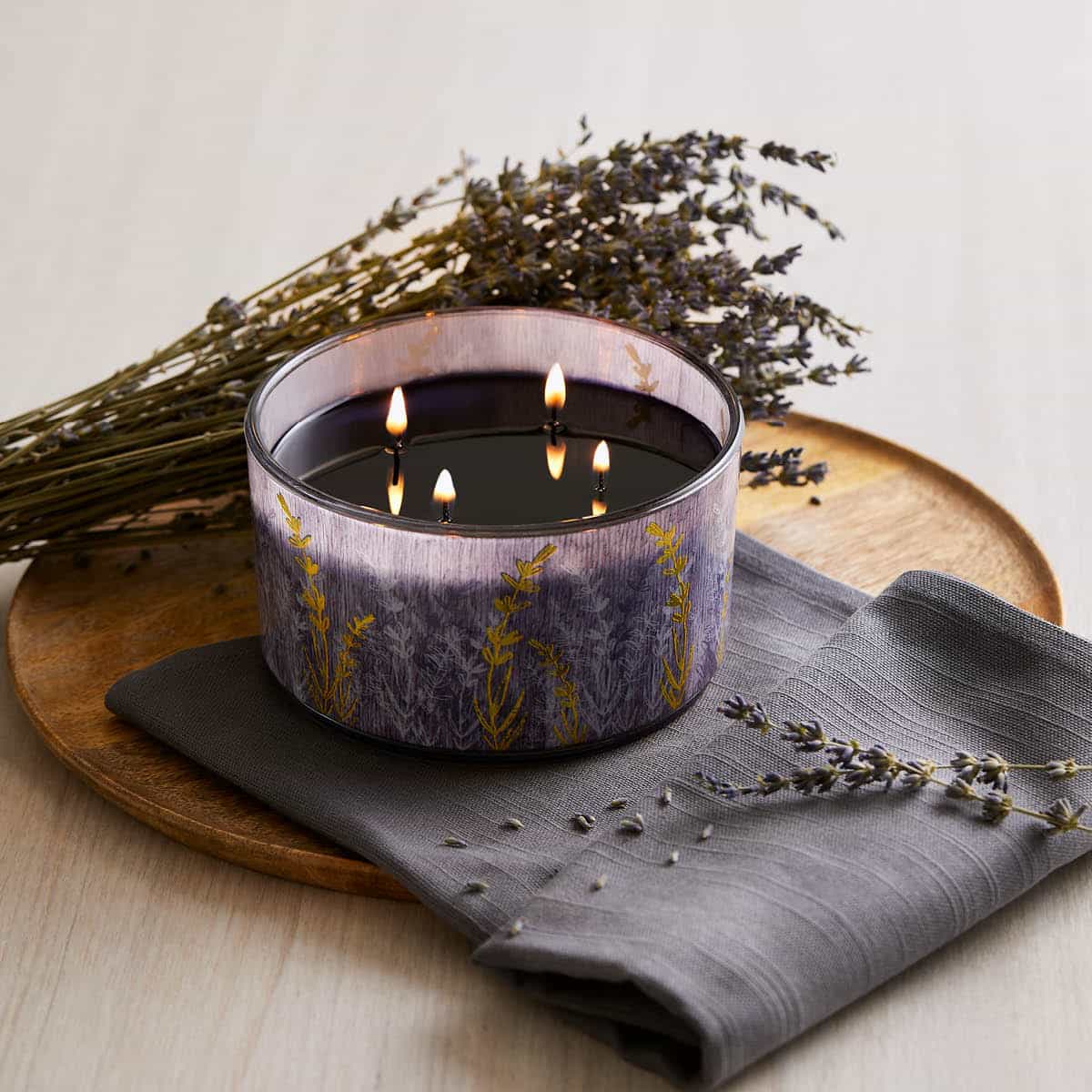 Twilight Lavender 4-Wick Jar Candle - PartyLite US